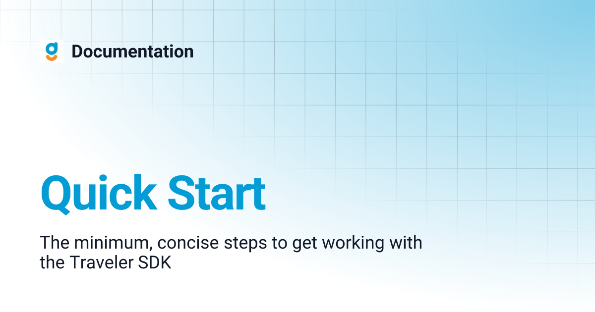 Quick Start | Documentation
